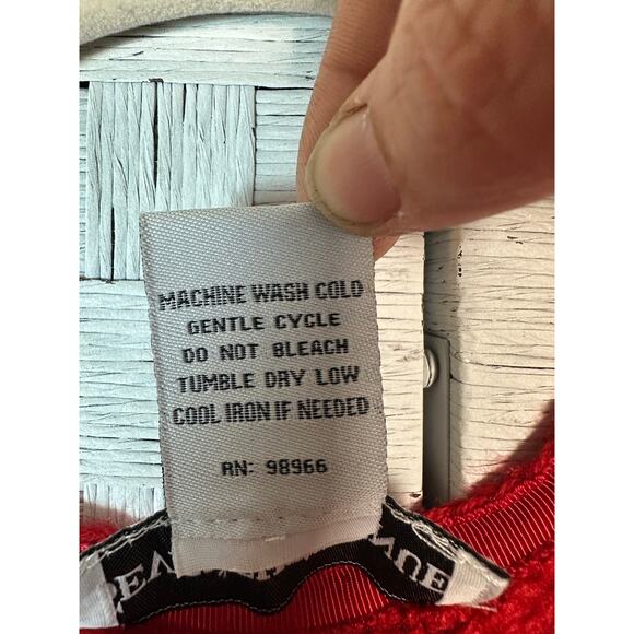 Seventh Avenue women’s long cardigan red cozycore packets cable knit plus size  - Picture 5 of 8